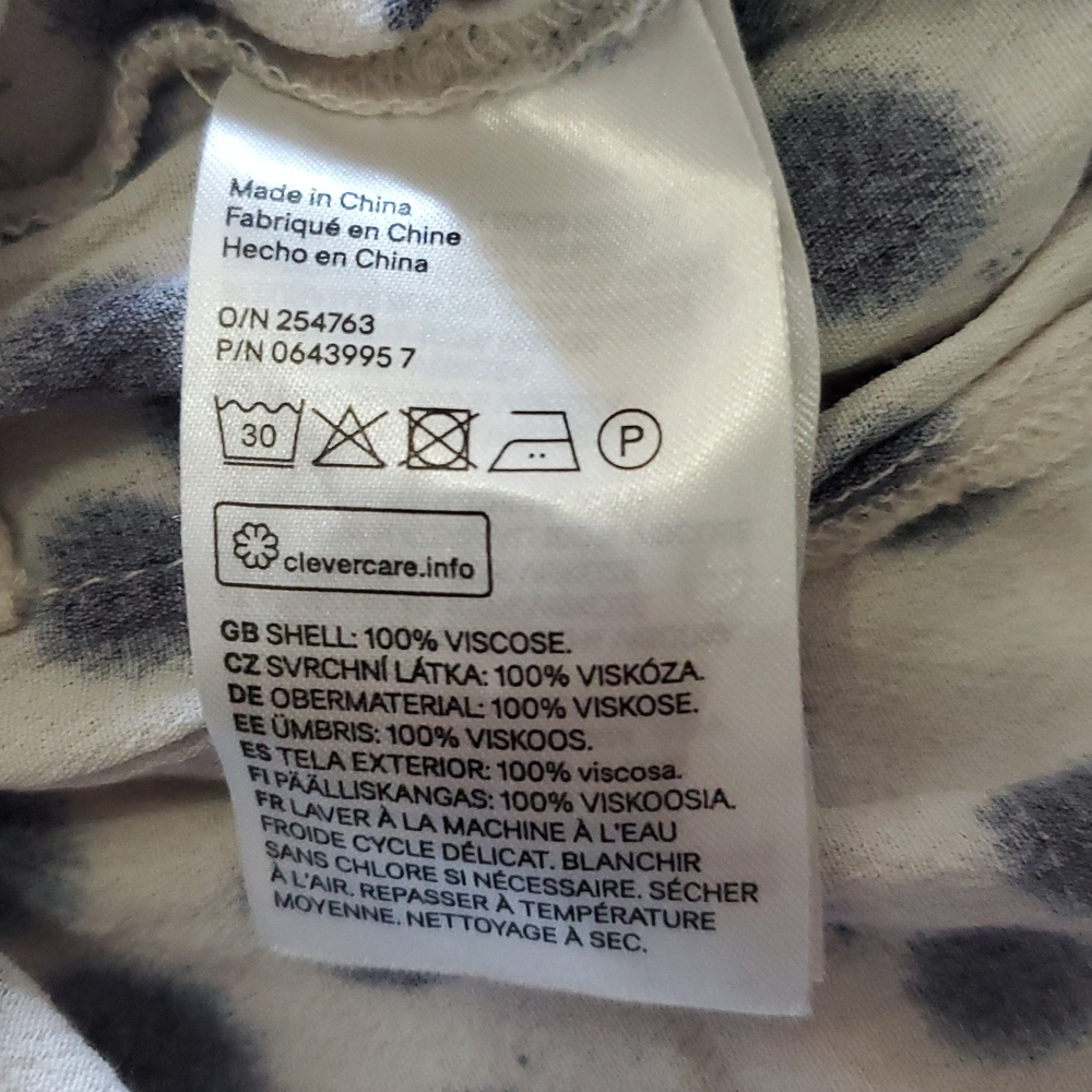 H&M x Anna Glover Navy Polka Dot Blazer Size 4 - Picture 8 of 8